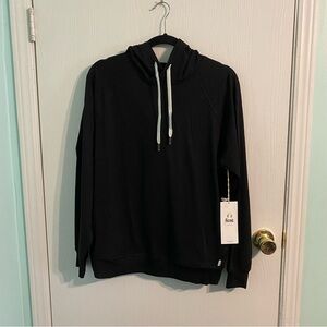 NWT Feat FlowTech Roam Hoodie Black Buttery Soft Lightweight Athleisure Size M